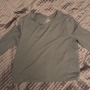 Lulu lemon open back long sleeve